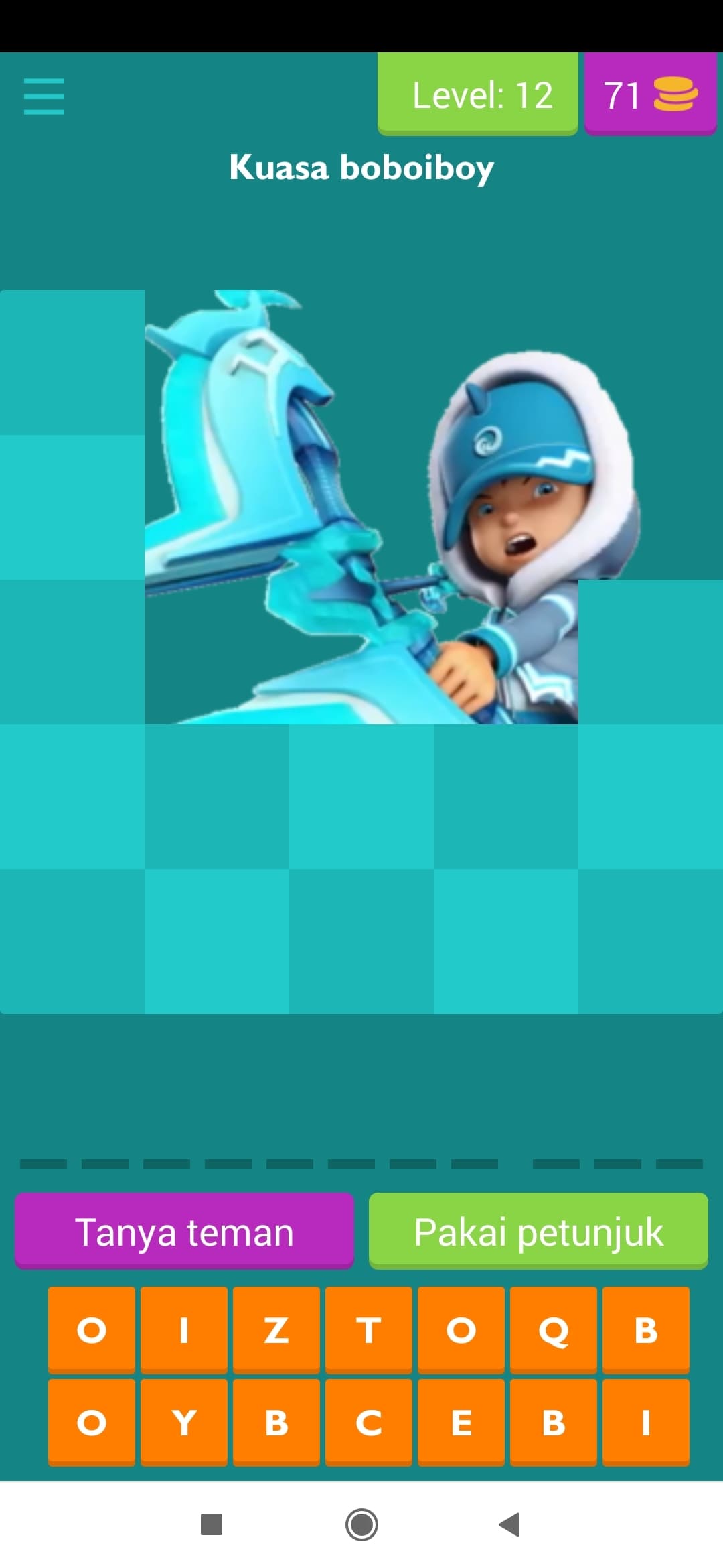 Boboiboy guess screenshot 4