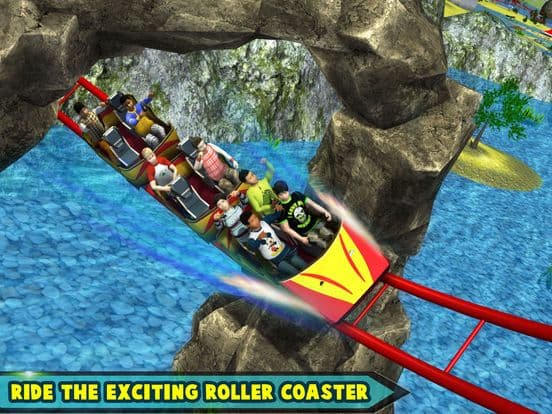 Theme Park Roller Coaster Ride screenshot 4