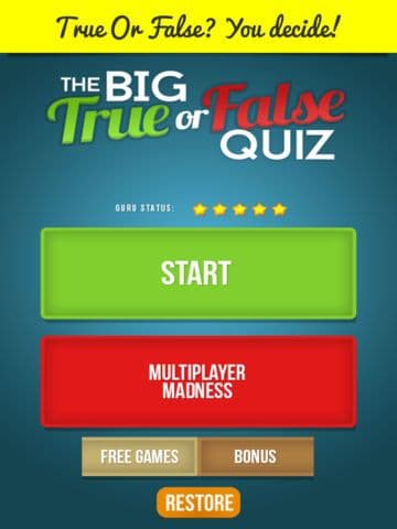 True or False - Knowledge Battle screenshot 2