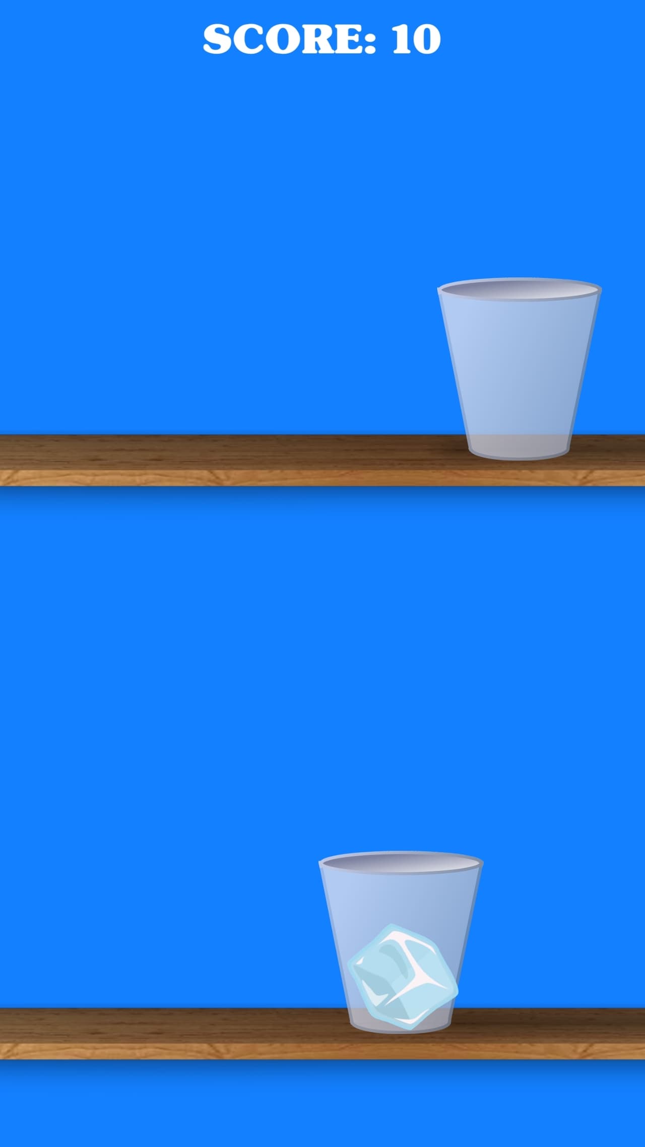 Ice Cube Jump - one tap endless hyper casual game - jump from one glass to another screenshot 5