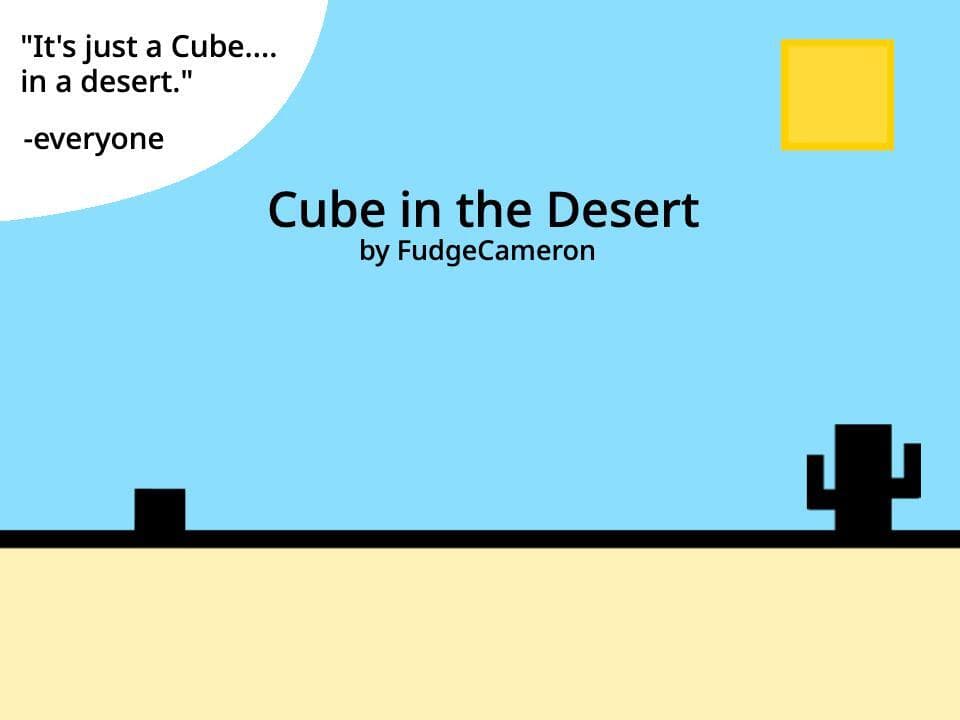 Cube in the Desert