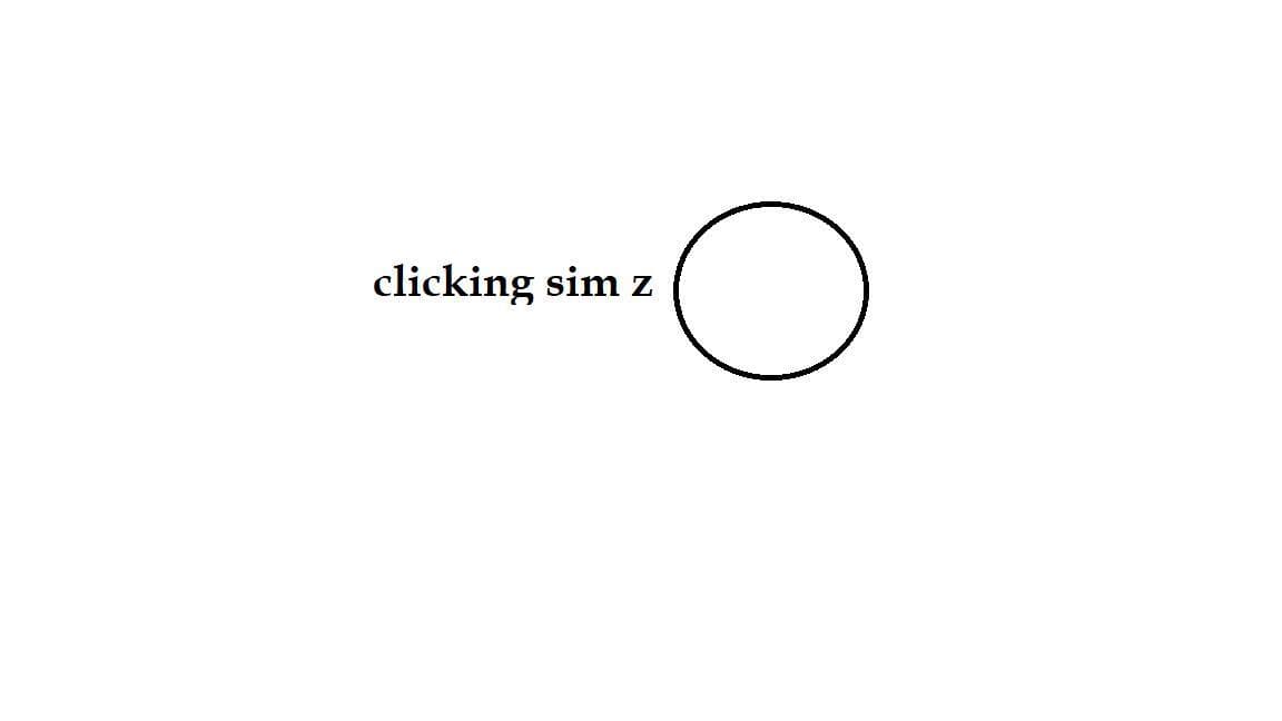 clicking sim z