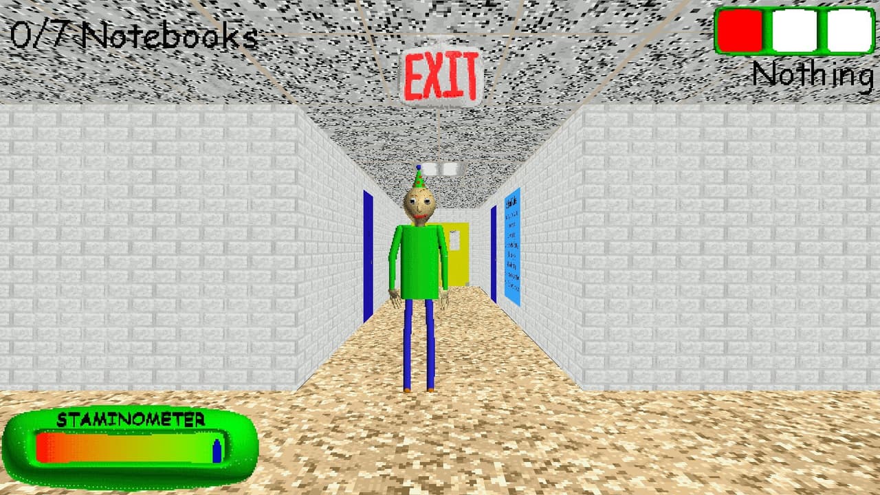 Baldis Basics Classic Remastered UNOFFICIALLY OFFICIAL Recreation screenshot 3