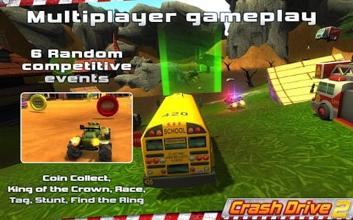 Crash Drive 2: 3D racing cars screenshot 2