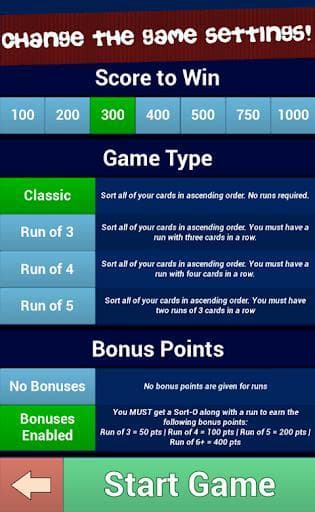 Sort-O - Rack Sorting Card Game screenshot 4