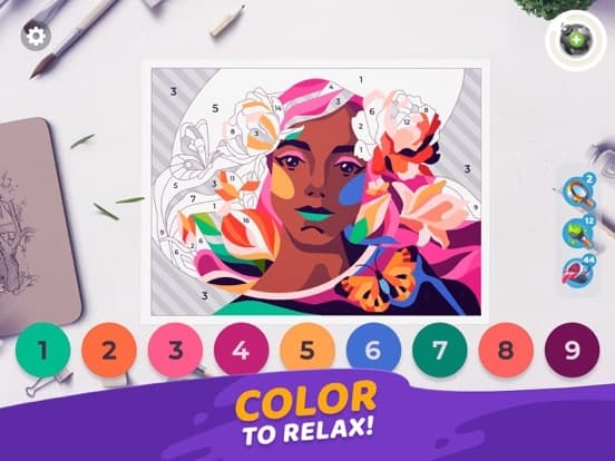Gallery: Coloring Book & Decor screenshot 2