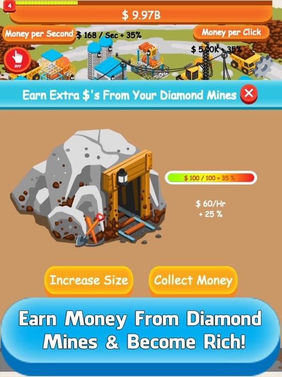 Diamond Miner Tycoon screenshot 4