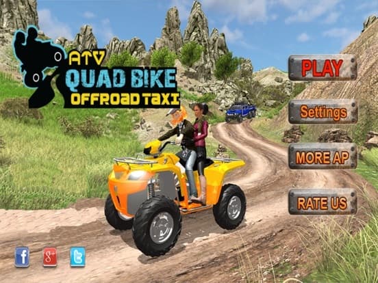 ATV Quad Bike Offroad Taxi Sim screenshot 2