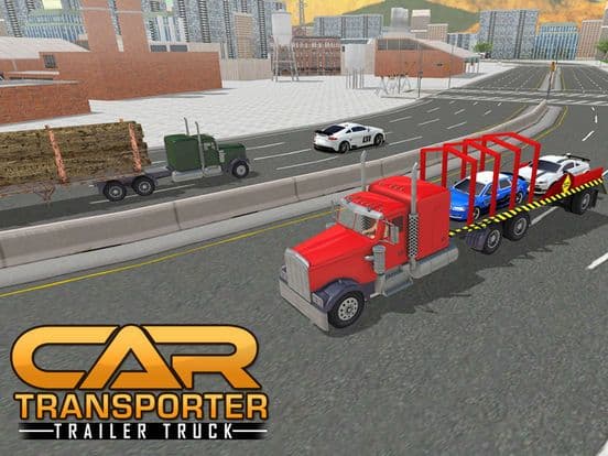 Car Transporter Trailer Truck screenshot 2