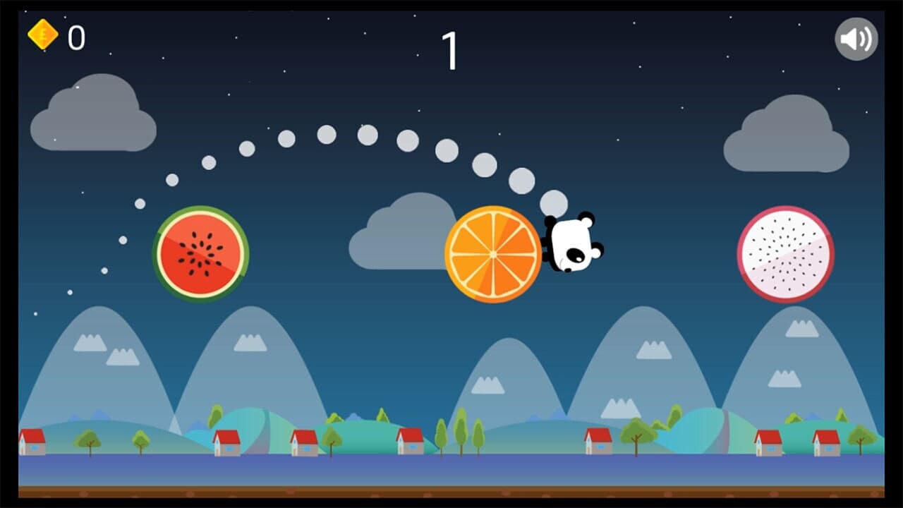 Runner Fruit Jumping screenshot 2