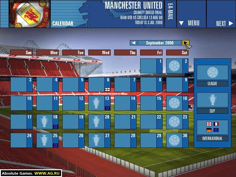 FA Premier League Football Manager 2001 screenshot 3