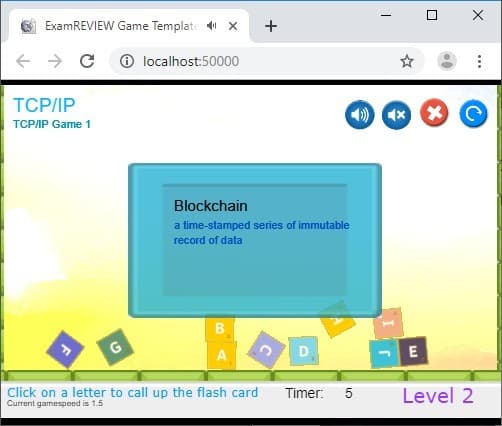 CramFLASH TCP/IP Random Flashcard App screenshot 2