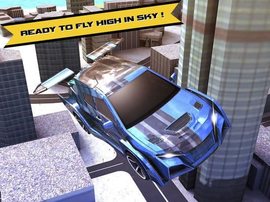 Car Racing Real Flying Game screenshot 3