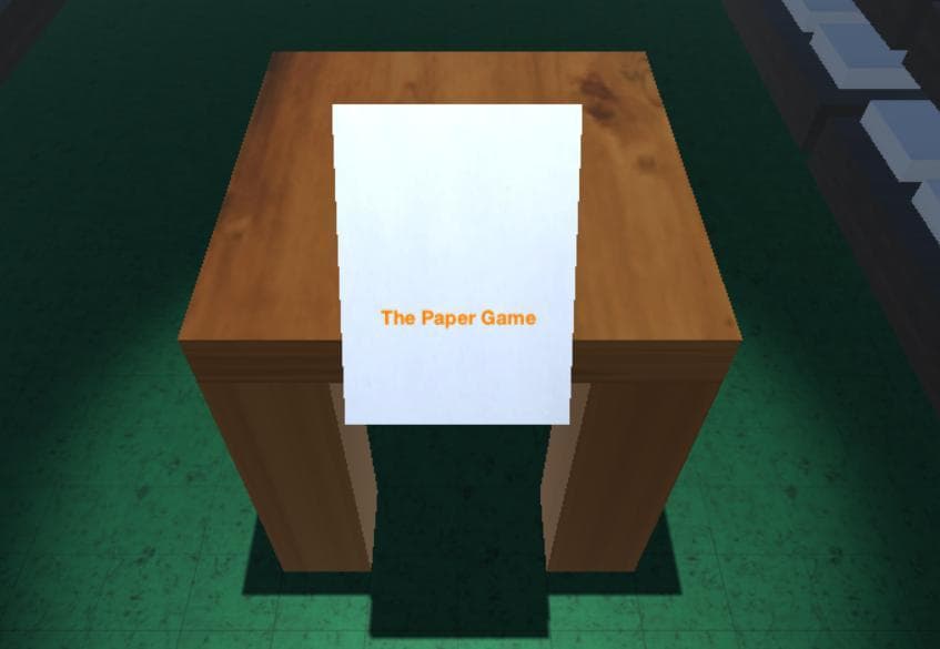 The Paper Game Midterm
