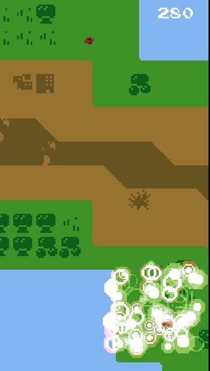 Game-Gen Godzilla Army Vertical Shooter Demo