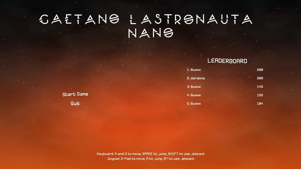 Gaetano LAstronauta Nano screenshot 2