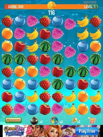 Fruit Blaster Mania - Blastings Fruits like Apples, Blueberry, Banana, Strawberry, Orange, Water Melons and Raspberry