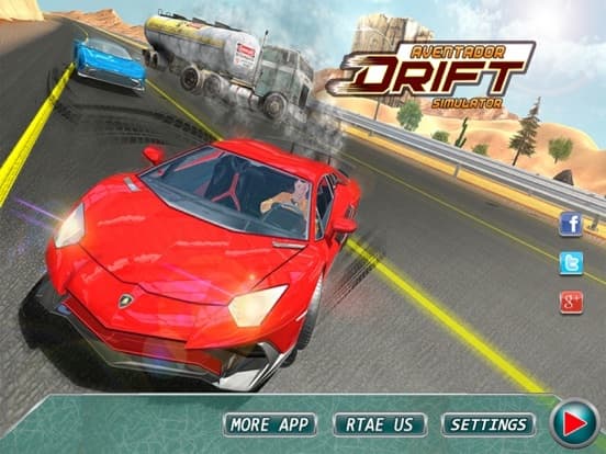 Drift Simulator Aventador screenshot 2