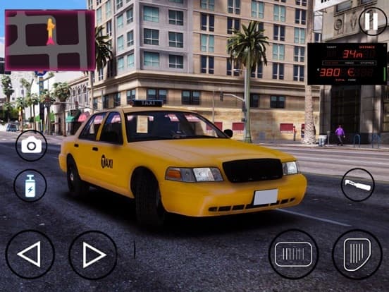 Realistic Taxi Driving Sim 21 screenshot 2