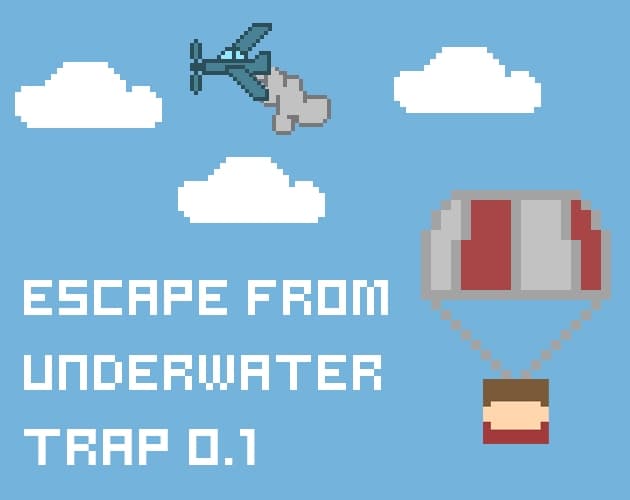 Escape from underwater trap