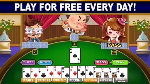 BIG 2: Free Big 2 Card Game & Big Two Card Hands! screenshot 4