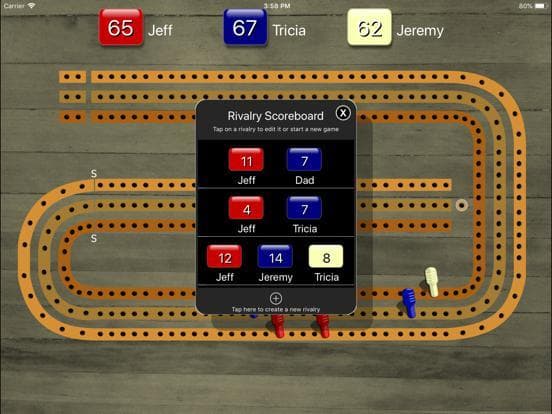 Cribbage Pegboard screenshot 5