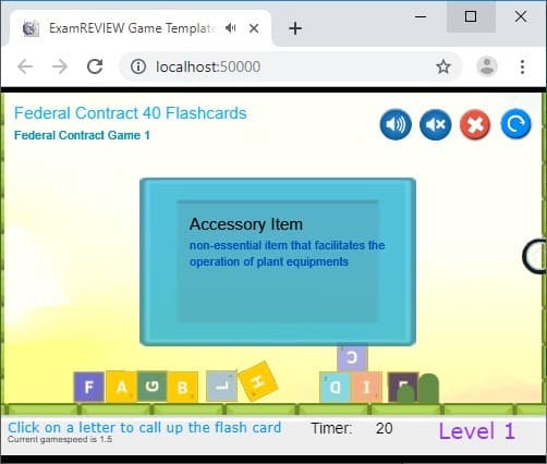 CramFLASH Federal Contract 40 Random Flashcards App screenshot 2