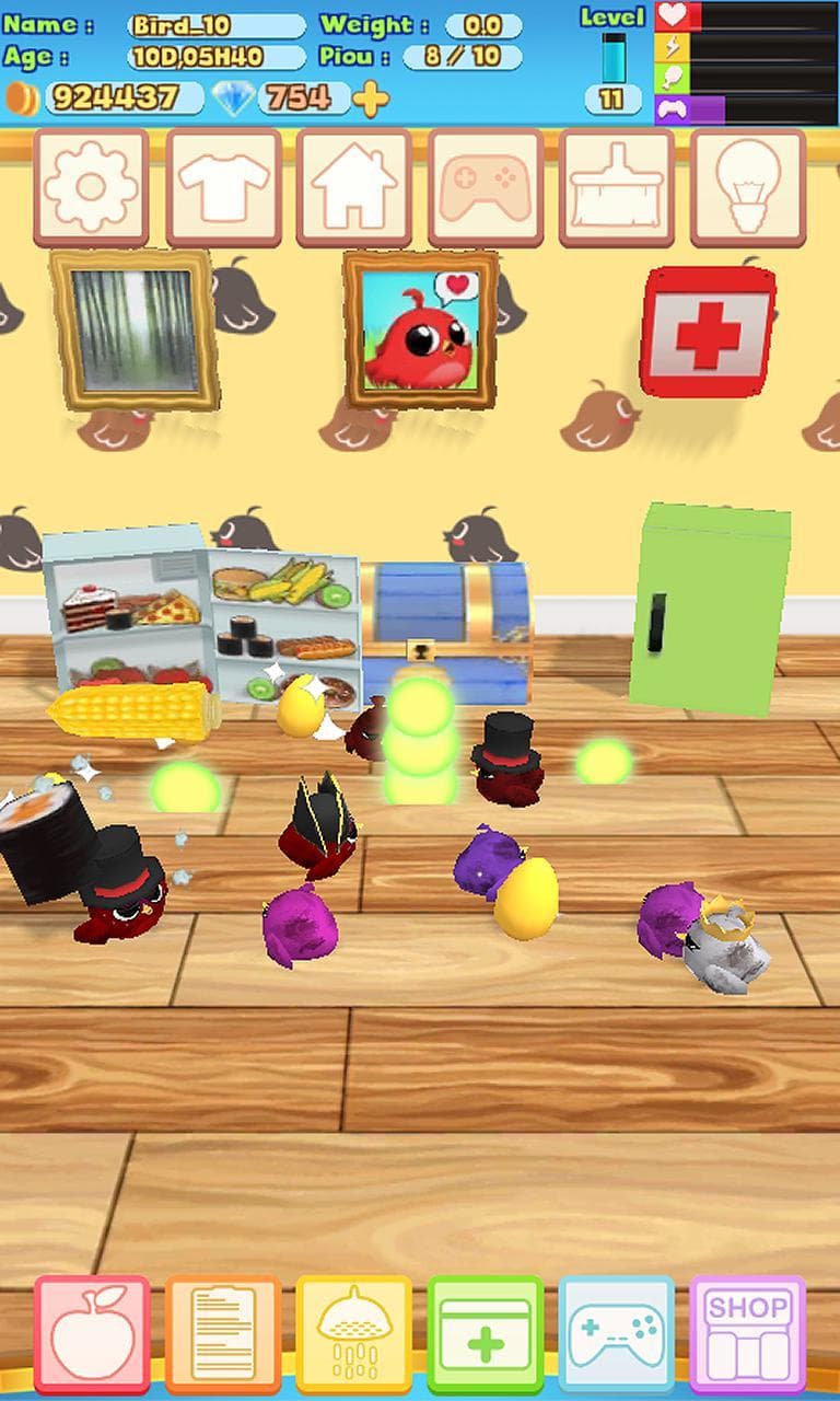 My Piou - Virtual Pet Bird 3D screenshot 2
