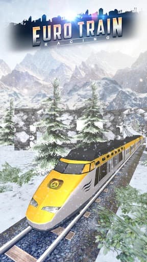 Euro Train Racing 3D screenshot 2