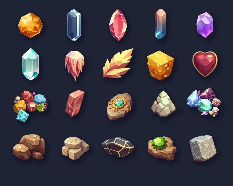 Selavis Gem assets pack