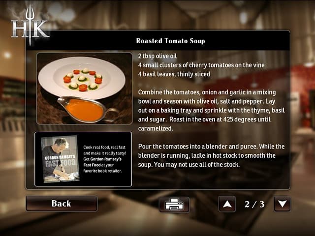 Hells Kitchen: The Video Game screenshot 3