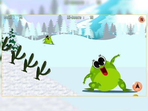 Frogs Can Ski: The Incredible Winter Creature First Snow Day - Free screenshot 4