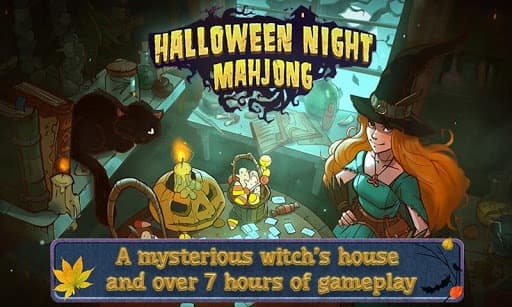 Mahjong Halloween Night Free screenshot 2