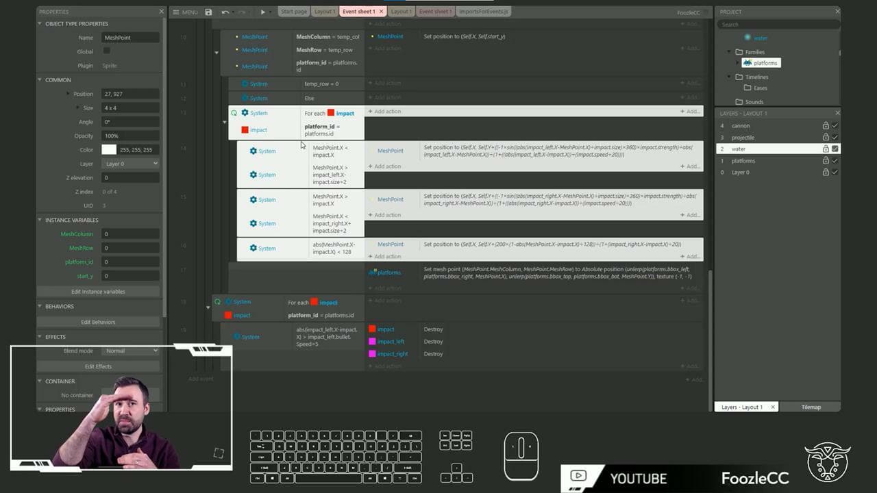 Impact Wave Effect with Mesh Distortion - Construct 3 Tutorial screenshot 4