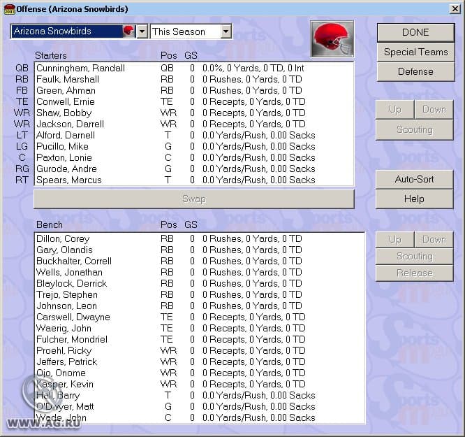 Football Mogul 2003 screenshot 2