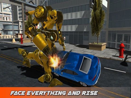 Hummer Car Robot Fight – Iron Wreck screenshot 3