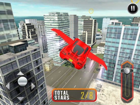 Sports Flying car Flight-Aeroplane Simulator 2017 screenshot 5