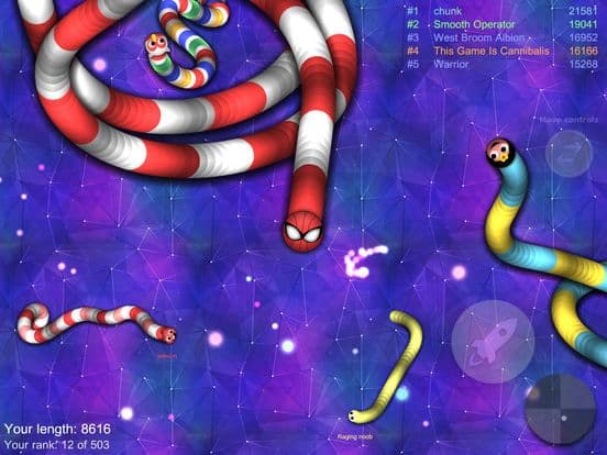 wormy.io: snake game