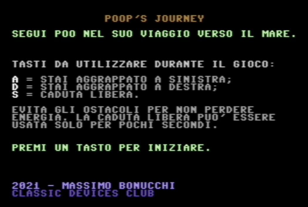 Poops Journey- By Massimo Bonucchi