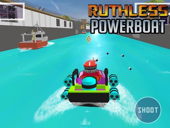 Ruthless Power Boat - Top Gun Shooting Game screenshot 4