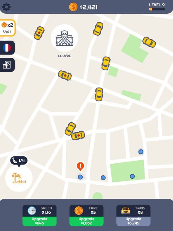 Taxi Idle 2D