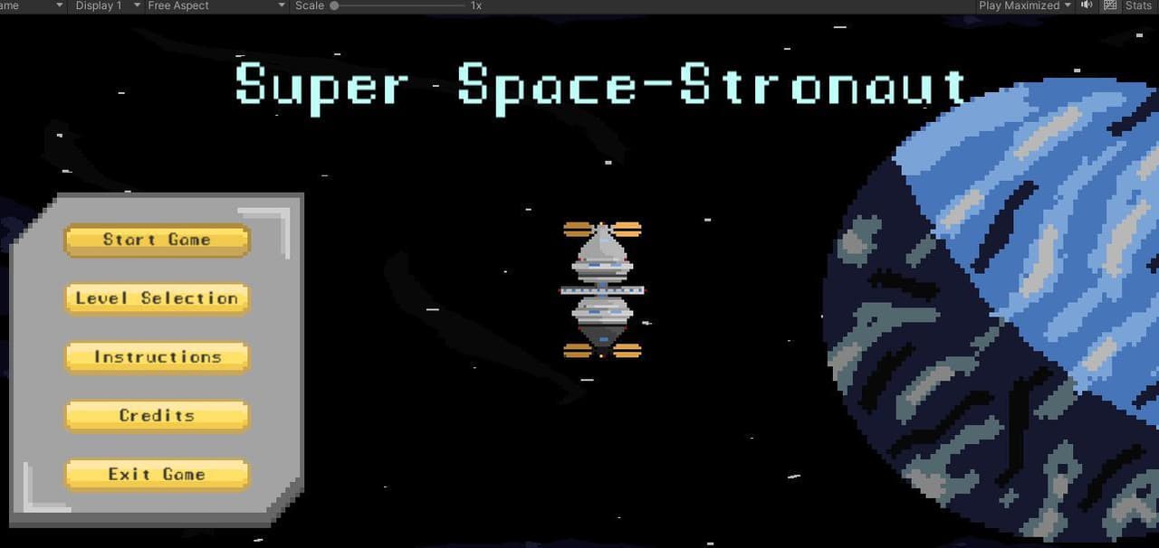SuperSpaceAstronaut 2D screenshot 2