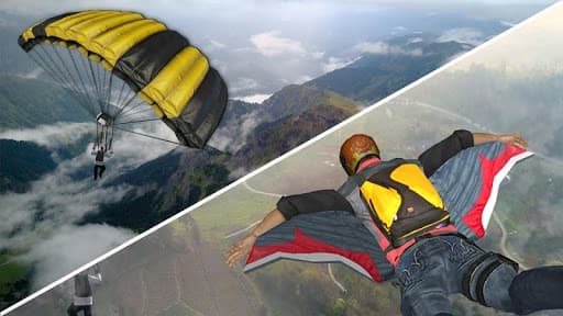 Wingsuit Simulator 3D - Skydiving Game screenshot 4