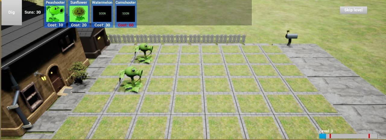 Plants vs Zombies 3D