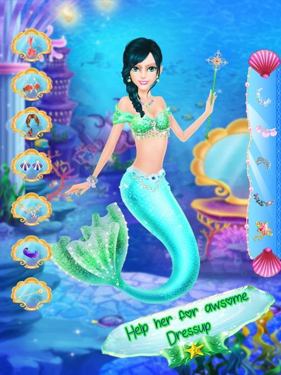 Mermaid Games - Makeover and Salon Game