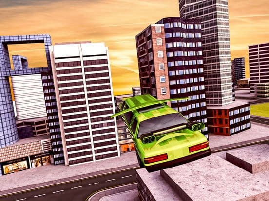 Free Futuristic Flying 3d limousine Simulator game screenshot 3