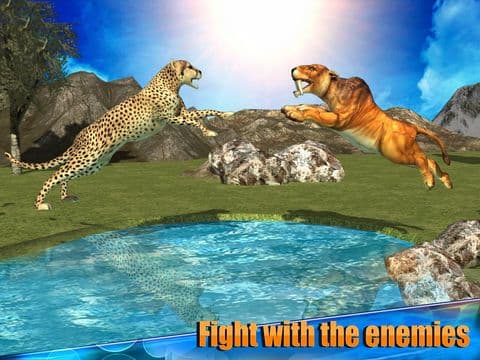 Angry Cheetah Simulator 3D screenshot 2