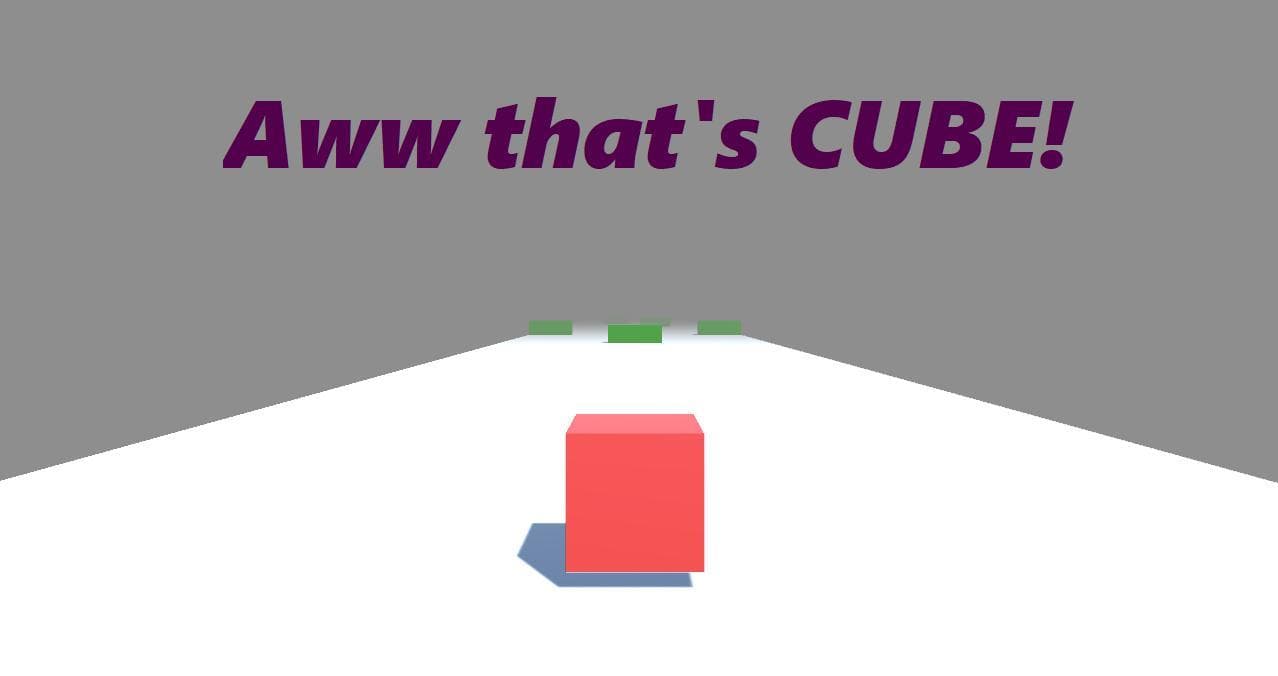 Aww thats cube!