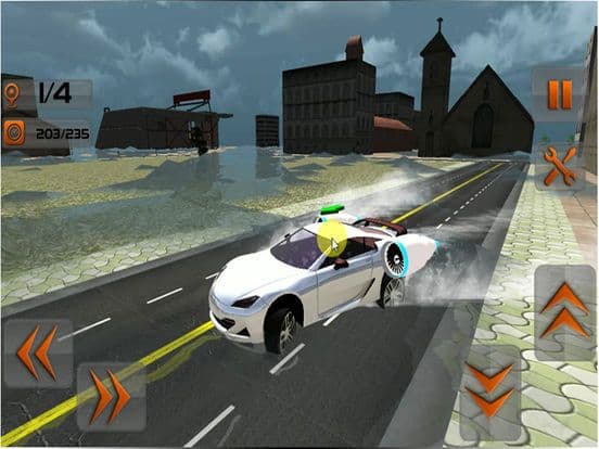 Flying Car Stunts 2017 screenshot 4
