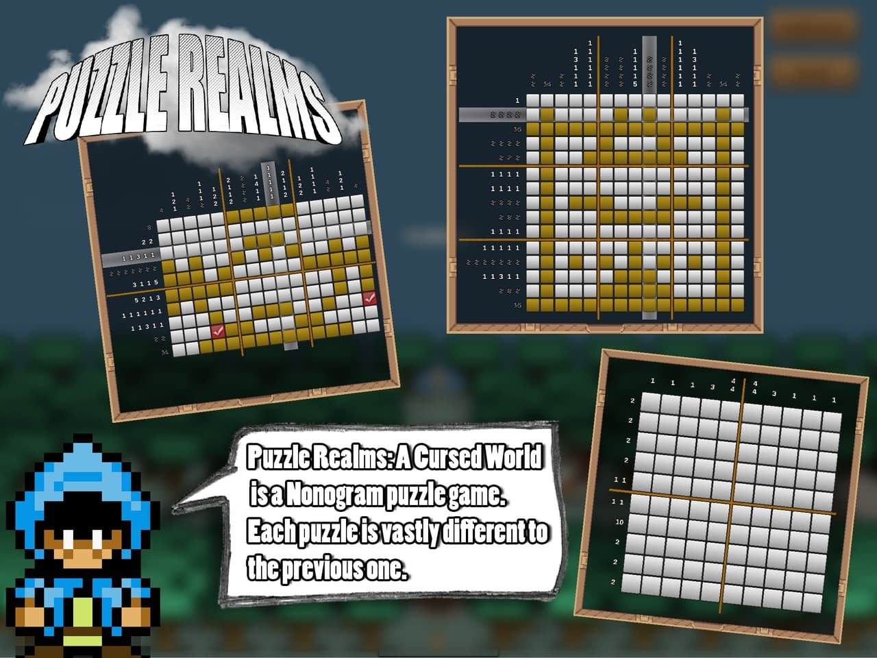 Puzzle Realms: A Cursed World Demo screenshot 2